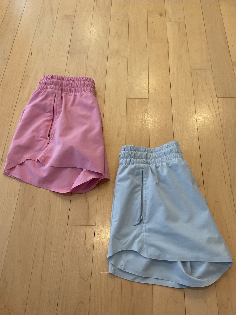 Athleta Girl - Heart the Hustle Athletic Shorts in pink or light blue
